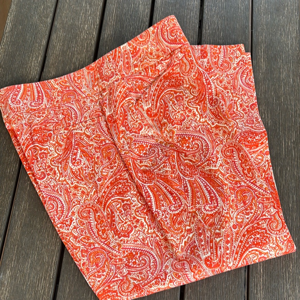 Talbots Paisley Print Trousers